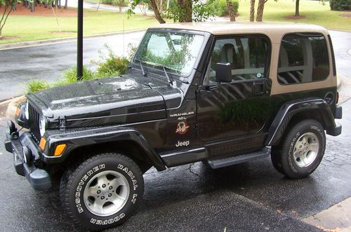 2001 jeep wrangler sahara sport utility 2-door 4.0l
