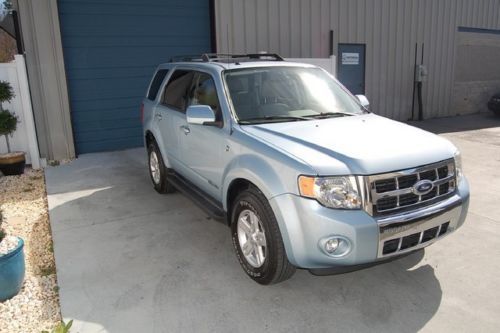 2008 ford escape hybrid electric fwd sunroof alloy sat leather 34 mpg suv 08