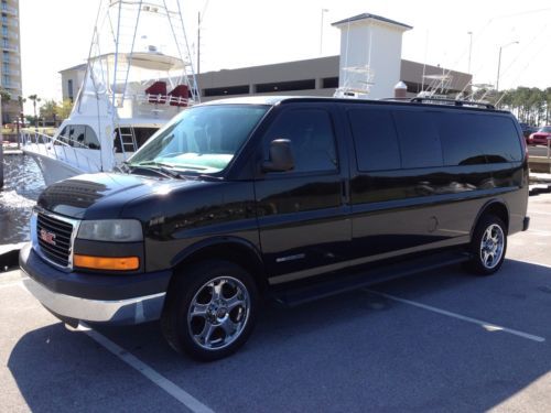 2004 gmc savana 3500 66k miles 10 passenger 6 captains chairs limo van bus taxi