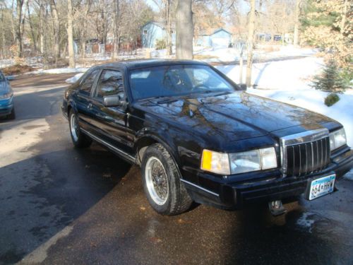 1991 lincoln mark 7 lsc special edition black on black