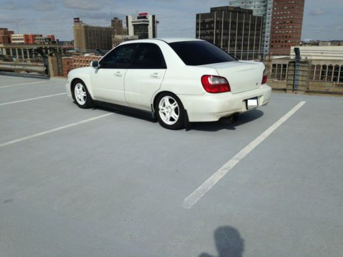 2002 subaru impreza wrx aspen white