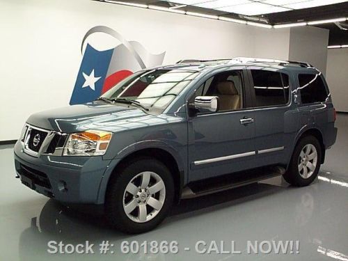 2012 nissan armada sl 8-pass heated leather 20&#039;s 35k mi texas direct auto