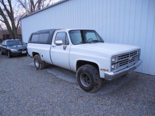 1985 chevrolet c-10 silverado 4x4 chevy truck