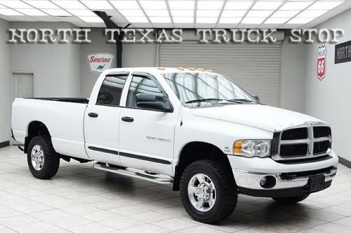 2005 dodge ram 3500 diesel 4x4 srw long bed slt quad cab 1 texas owner