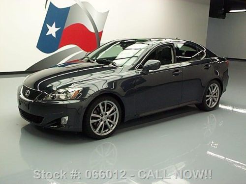 2008 lexus is250 6-speed sunroof nav rear cam 32k miles texas direct auto