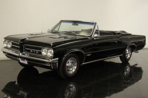 1964 pontiac gto convertible restored #s matching tri power 389ci 4 spd phs docs