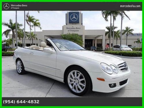 2007 clk350 convertible  blue top navigation heated seats