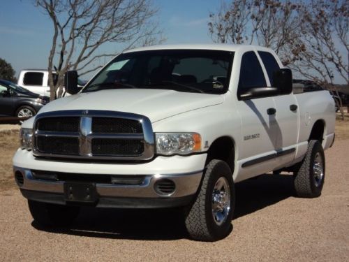 2004 dodge ram 2500 4x4 slt 5.9l cummins, automatic, b&amp;w hitch, toolbox,