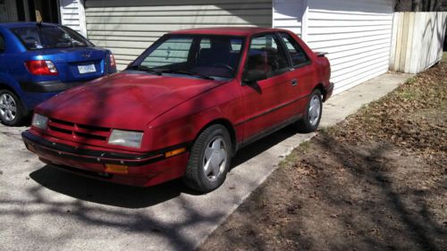 1989 dodge shadow es hatchback 2-door 2.2l