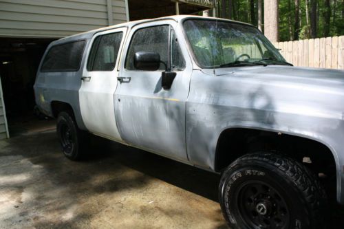 1987 Chevy 3/4 ton 4x4 Suburban, US $4,500.00, image 2