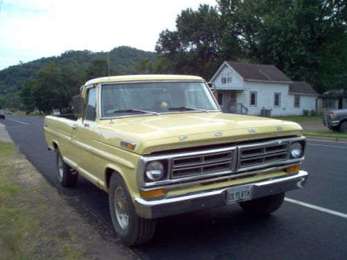 1972 ford f-250 pickup base 6.4l