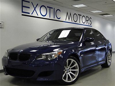 2006 bmw m5 v10!! smg nav heated-sts pdc 500hp xenons 6cd comfort-access 19whls