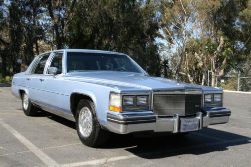 1984 cadillac fleetwood brougham sedan 4-door 4.1l