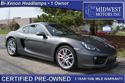 2014 porsche cayman s  certified 19 boxster s wheels xenons superb