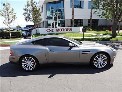 2005 aston martin vanquish s grey on black / low miles / serviced 1/31/2014