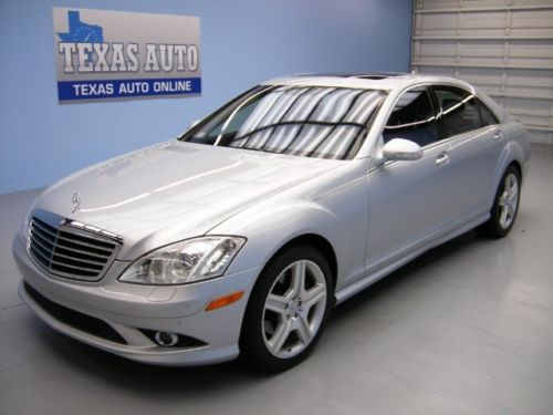 We finance!!!  2007 mercedes-benz s550 amg roof nav heated leather texas auto
