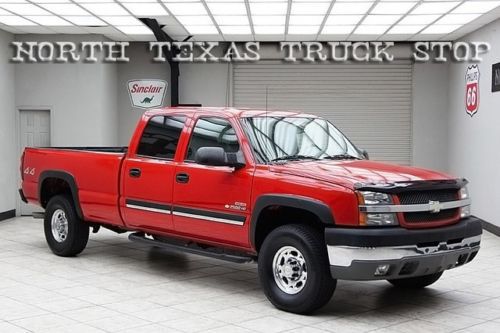 2004 chevy 2500hd diesel 4x4 ls long bed bose crew 1 texas owner