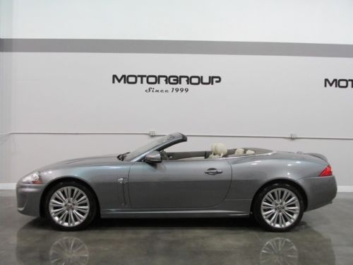 2011 jaguar xk convertible, low miles, lunar gray, factory warranty, buy $794/mo