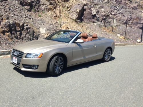 2010 audi a5 cabriolet quattro premium coupe, 2.0 turbocharged, fully loaded