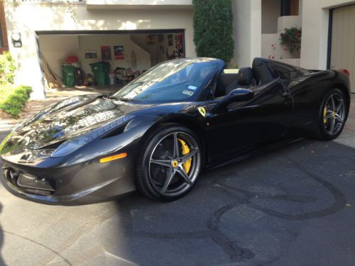 Pristine low low miles---- 2014 ferrari 458 spider 1 owner newport beach car