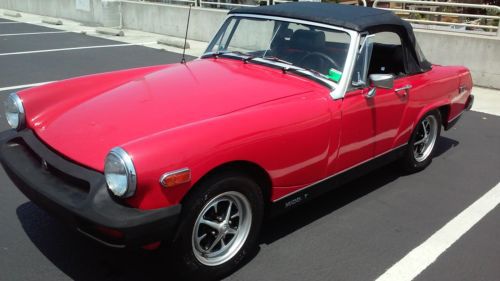 Classic 1977 mg midget roadster solid rust free tx convertible  47k orig