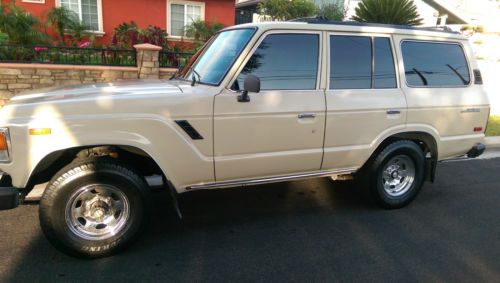 1984 toyota land cruiser fj60 rust free california 4x4 low mileage! no reserve!