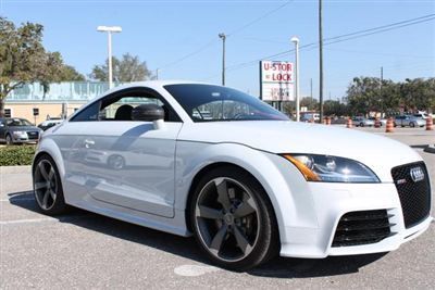 2012 white audi tt rs 2door coupe manual