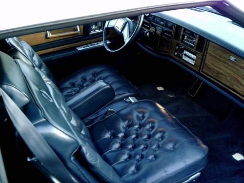 1985 Eldorado BIARRITZ - Cotillion White - Dark Blue Leather, US $7,995.00, image 9