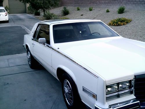 1985 Eldorado BIARRITZ - Cotillion White - Dark Blue Leather, US $7,995.00, image 20