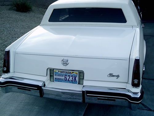 1985 Eldorado BIARRITZ - Cotillion White - Dark Blue Leather, US $7,995.00, image 23