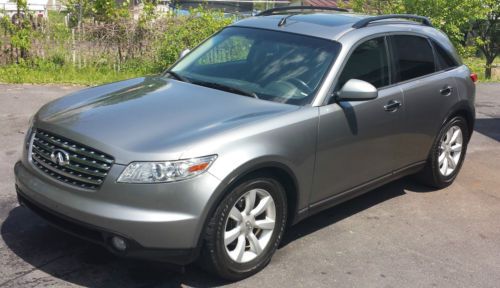 2005 infiniti fx35 awd 3.5l 300hp, silver with black interior, 350z