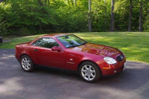 1999 mercedes benz slk230 kompressor hardtop convertible low mileage