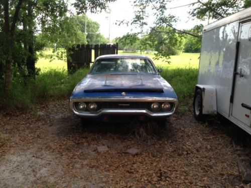 1972 plymouth satellite base 5.2l