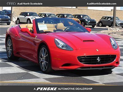 2013 ferrari california rossa corsa 1300 miles covertible automatic