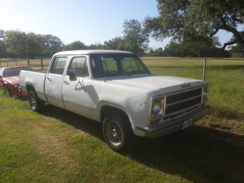 Rare classic 1980 dodge crew cab short bed