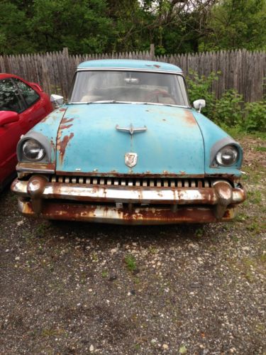 Blue 1955 mercury monteray - deluxe four door sedan