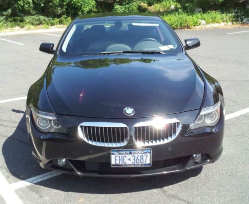 2005 bmw 645ci base coupe sports car 2-door 4.4l black/black very nice l@@k!