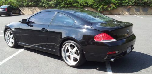 2005 BMW 645Ci Base Coupe Sports Car 2-Door 4.4L Black/Black Very Nice L@@K!, image 2