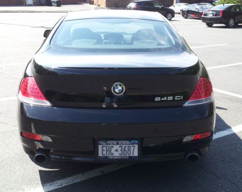 2005 BMW 645Ci Base Coupe Sports Car 2-Door 4.4L Black/Black Very Nice L@@K!, image 3