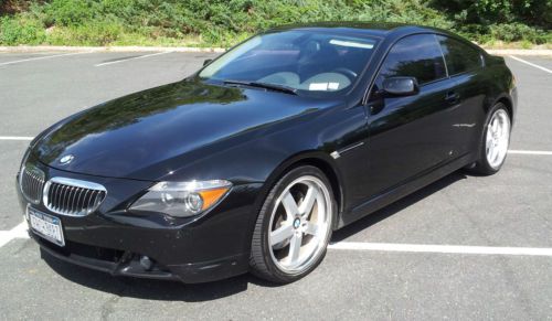 2005 BMW 645Ci Base Coupe Sports Car 2-Door 4.4L Black/Black Very Nice L@@K!, image 6