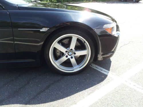 2005 BMW 645Ci Base Coupe Sports Car 2-Door 4.4L Black/Black Very Nice L@@K!, image 10