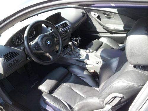 2005 BMW 645Ci Base Coupe Sports Car 2-Door 4.4L Black/Black Very Nice L@@K!, image 12