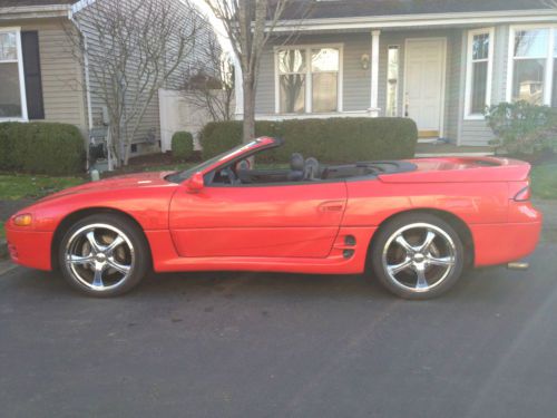 1995 mitsubishi 3000gt spyder vr-4 convertible 2-door 3.0l red