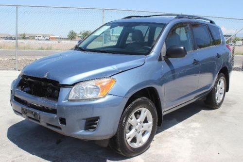 2009 toyota rav4 4wd damaged crashed salvage fixer repairable runs! spacious!