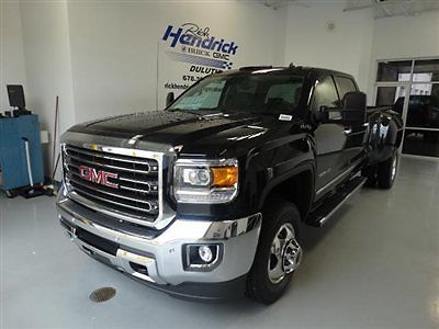 4wd crew cab 167.7&#034; slt new 4 dr truck automatic diesel 6.6l 8 cyl onyx black