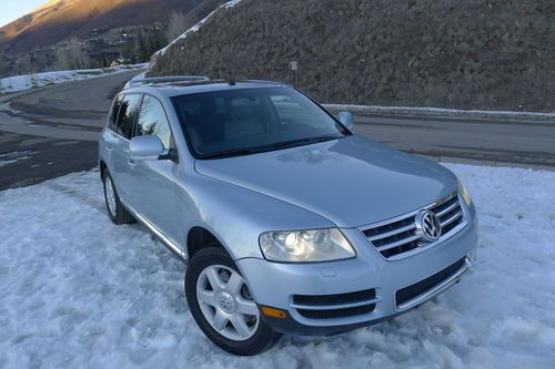 2004 volkswagen touareg v10 tdi very rare 5.0l diesel suv loaded