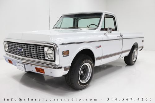 1972 chevrolet cheyenne super - beautifully restored w/fast burn 385, a/c &amp; more