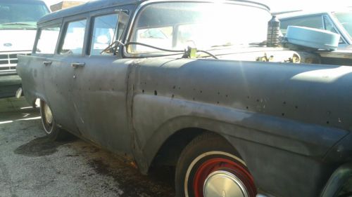 1957 Ford Fairlane Wagon runs great a/c good daily driver or restoration project, image 2