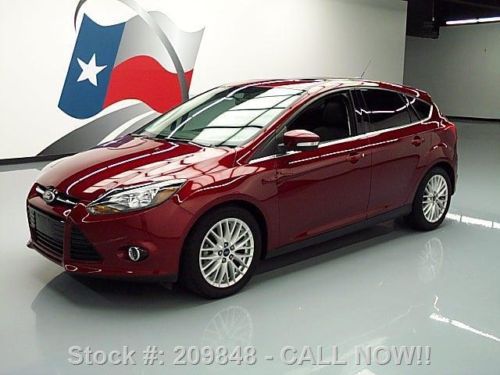 2013 ford focus titanium sunroof nav rear cam 24k miles texas direct auto