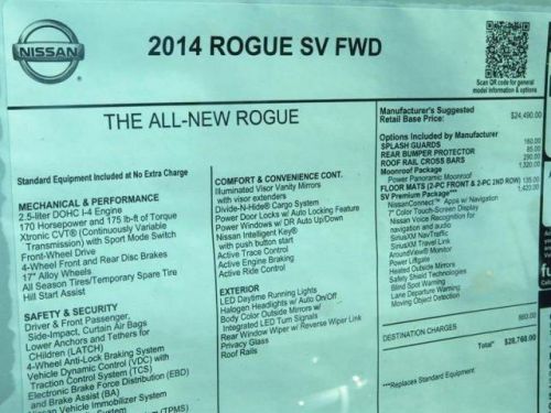 2014 Nissan Rogue SV, US $26,868.00, image 6